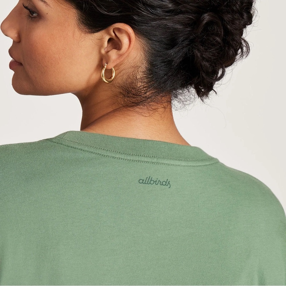 Allbirds Allgood Cotton Long Sleeve Tee - Hazy Cargo